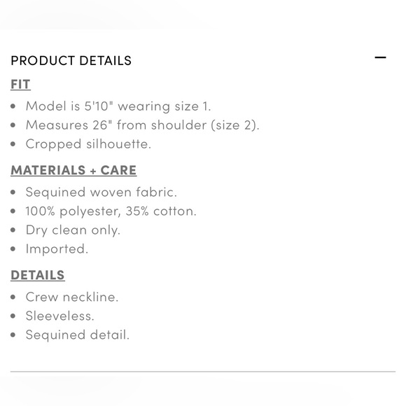 TORRID Sequin Shell Crop Top, Size 2X - Picture 4 of 12